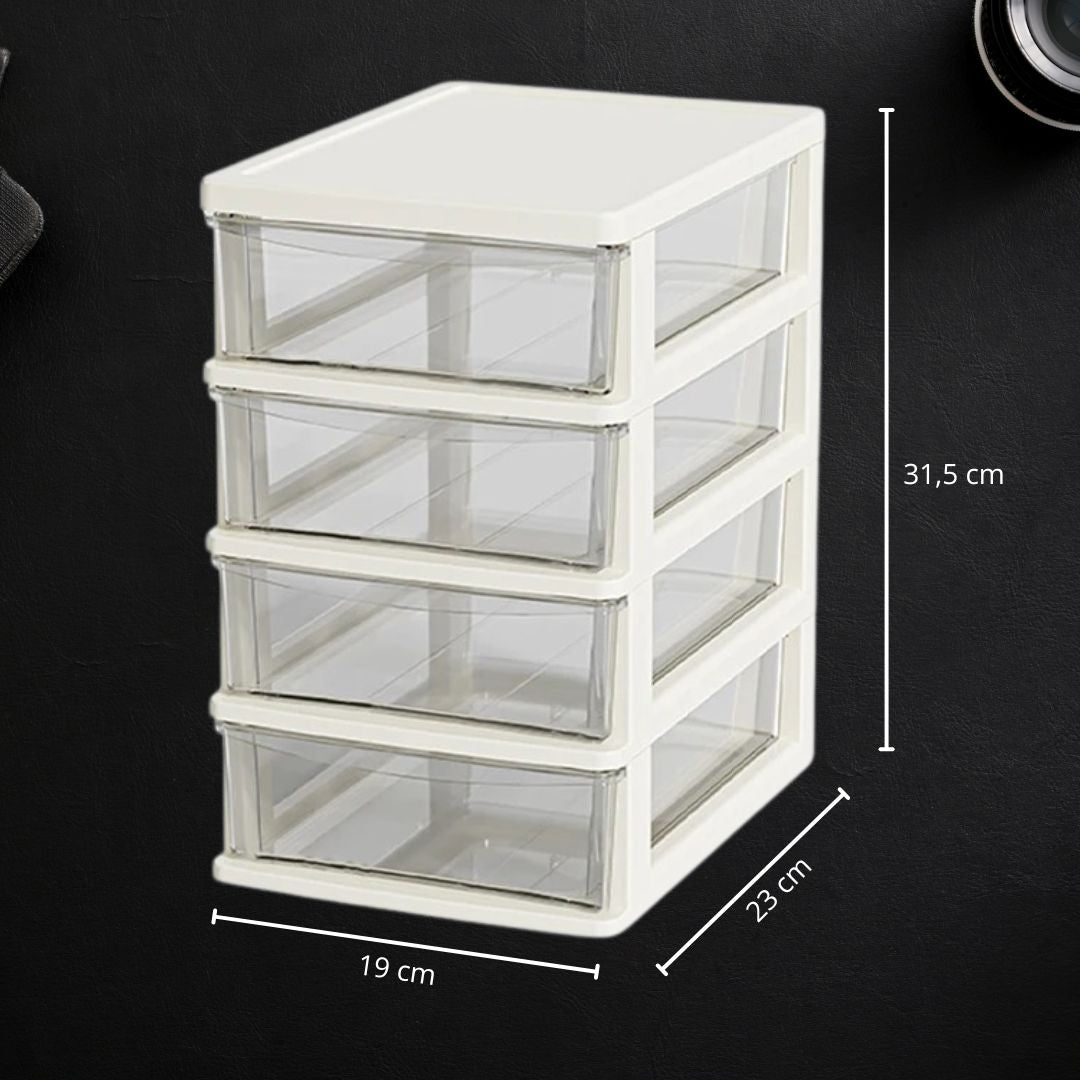 bureau-rangement-blanc-4-tiroirs