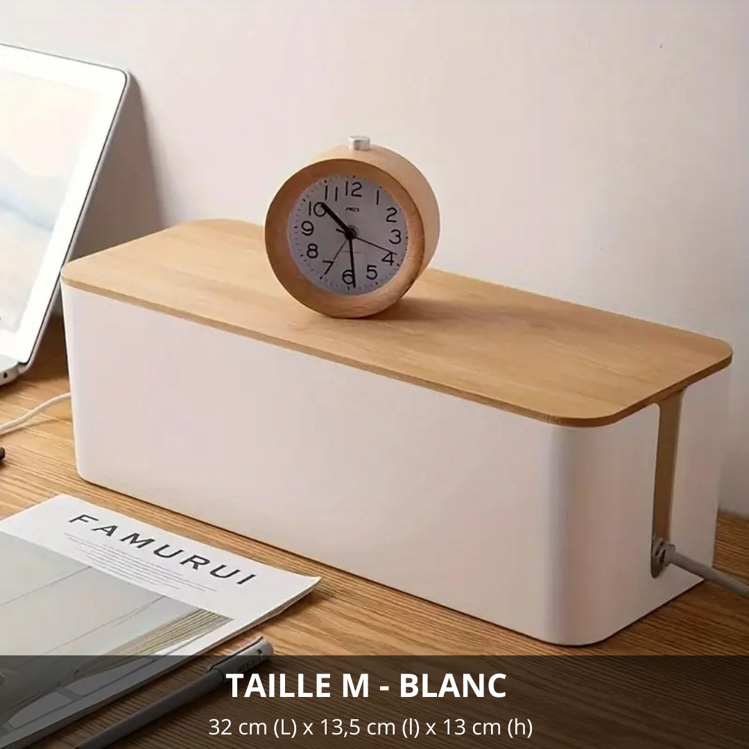 cache-cable-boite-de-rangement-taille-m-blanc