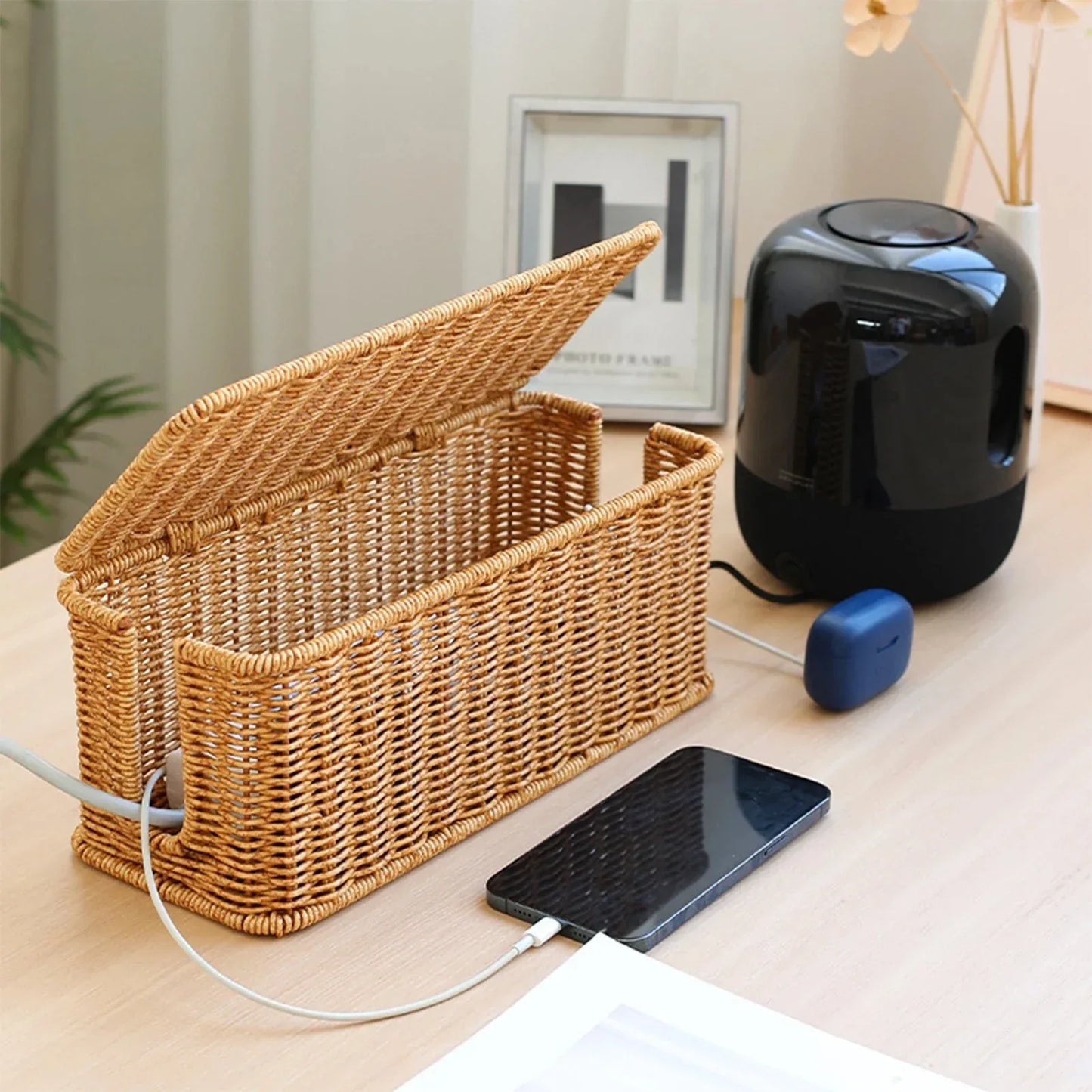 cache-cable-en-rotin-avantageux