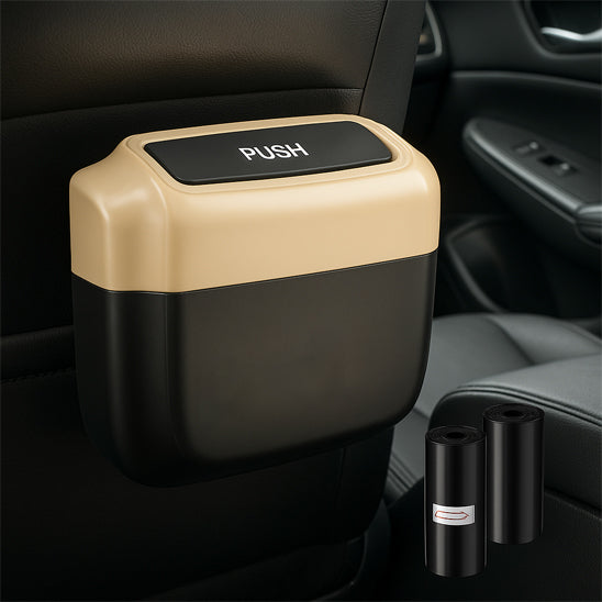 conteneur-poubelle-voiture-dorée