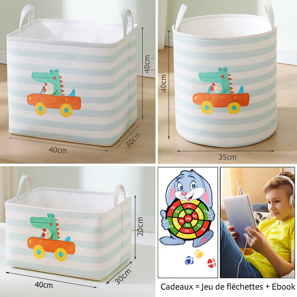 panier-de-rangement-motif-crocodile