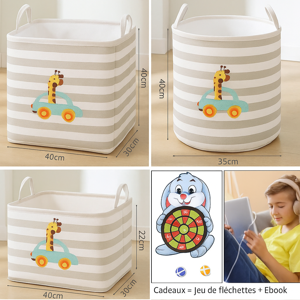 panier-de-rangement-motif-girafe