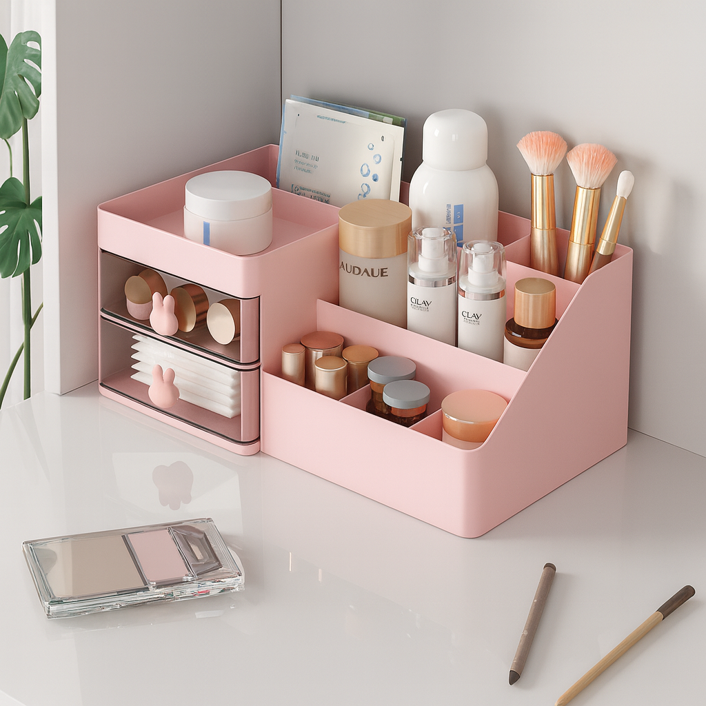rangement-maquillage-rose-indispensable