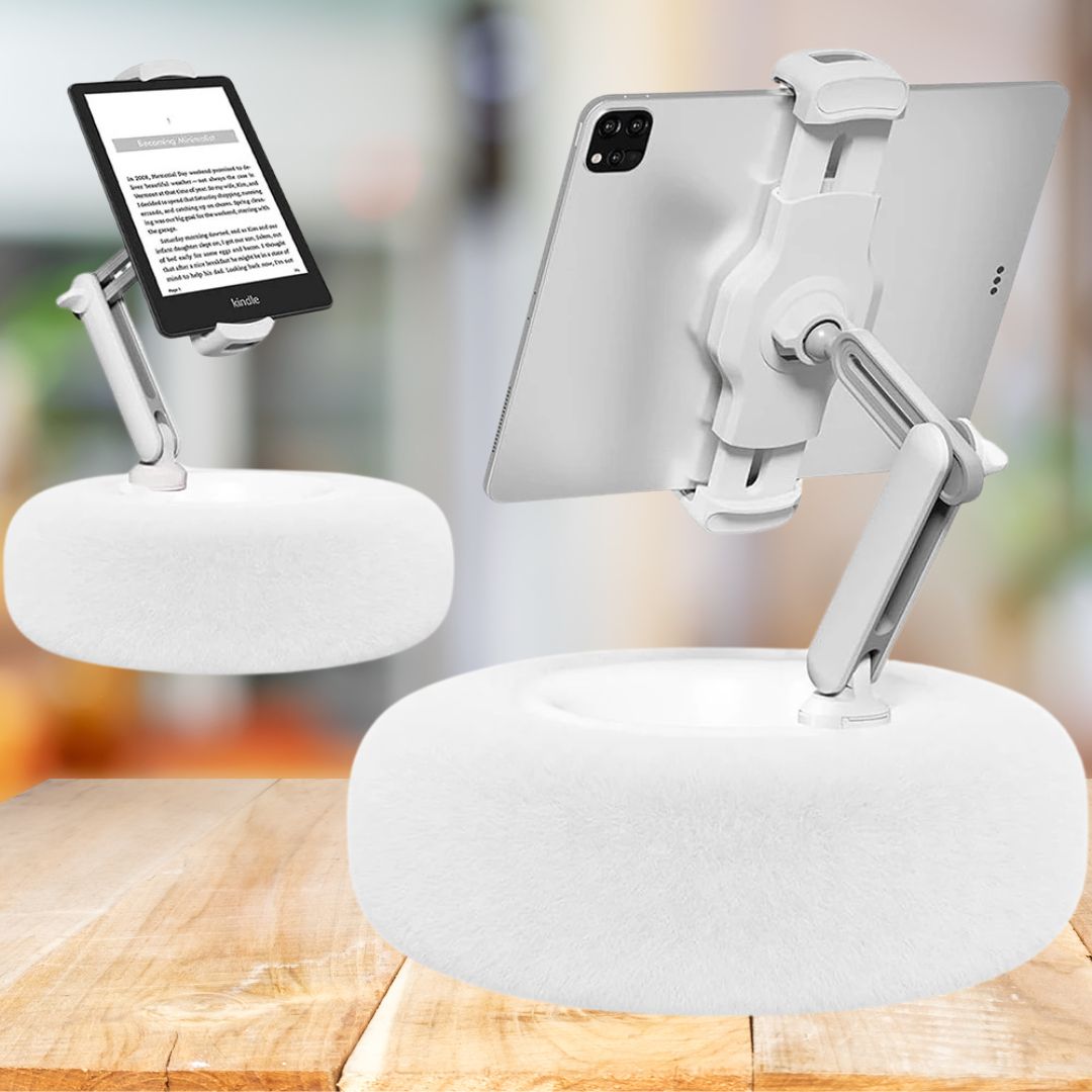 support-telephone-peluche-blanc