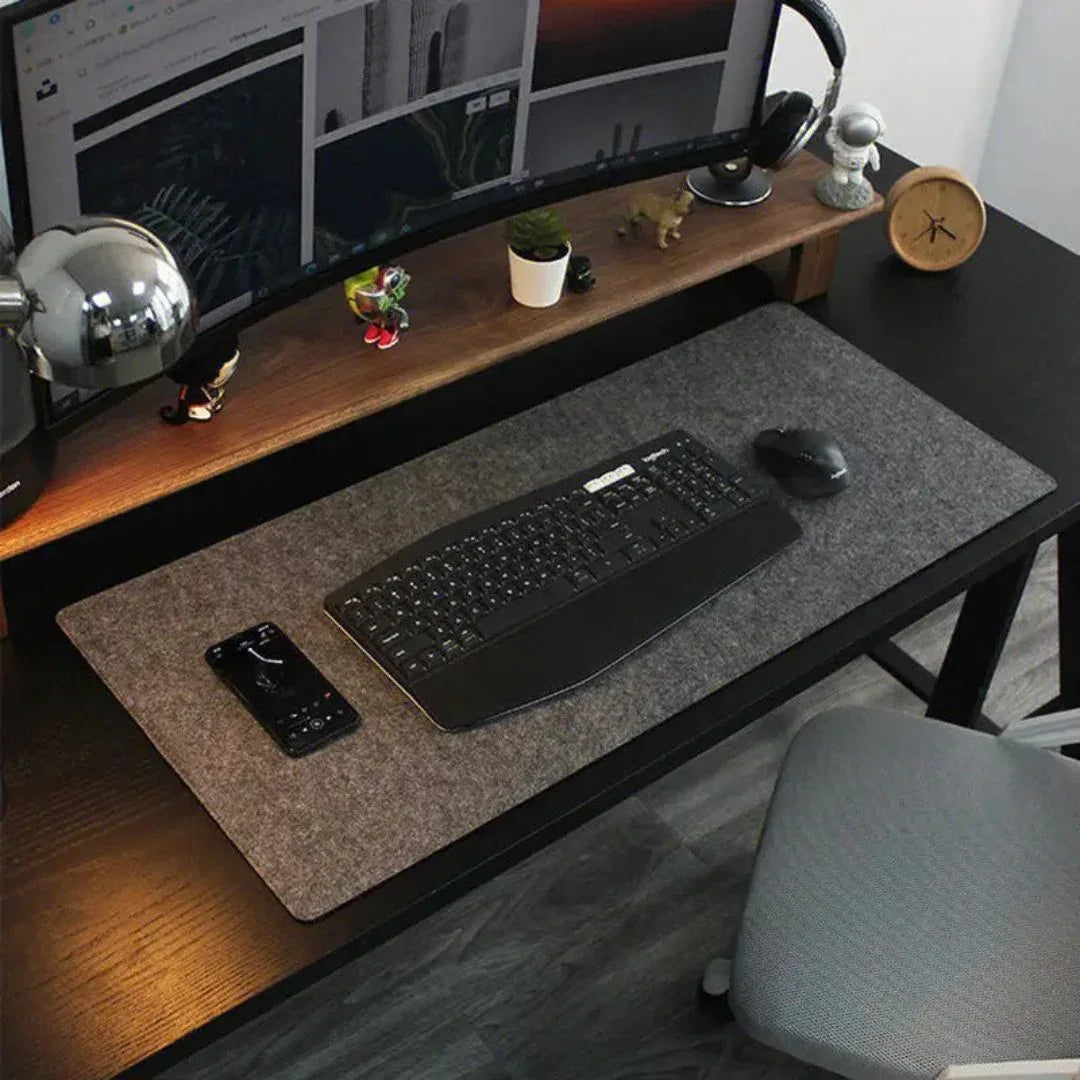 Tapis de Souris Feutré – Élégance Discrète & Tenue Impeccable - Rayon de Sérénité