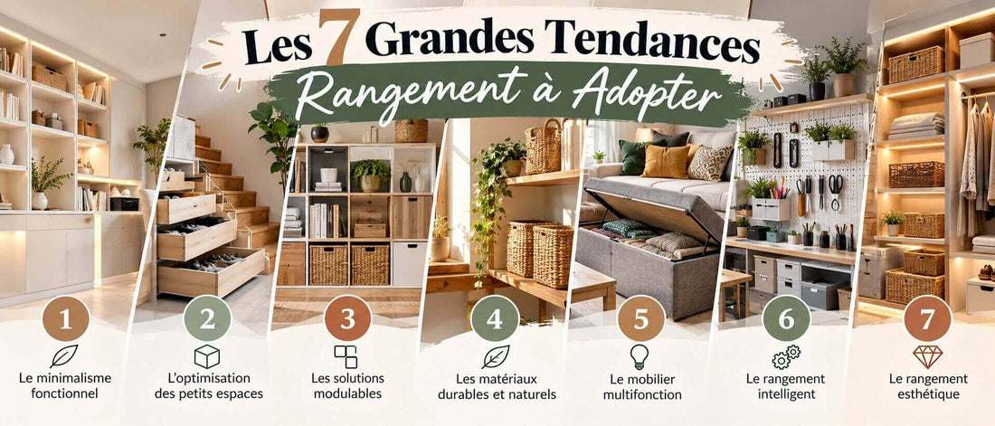 Les 7 Grandes Tendances Rangement à Adopter