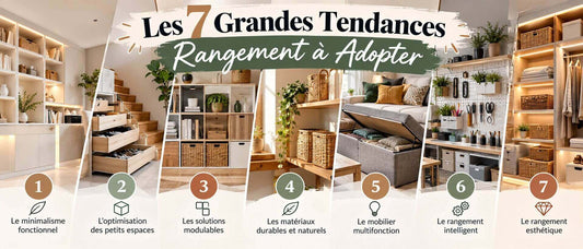 Les 7 Grandes Tendances Rangement à Adopter