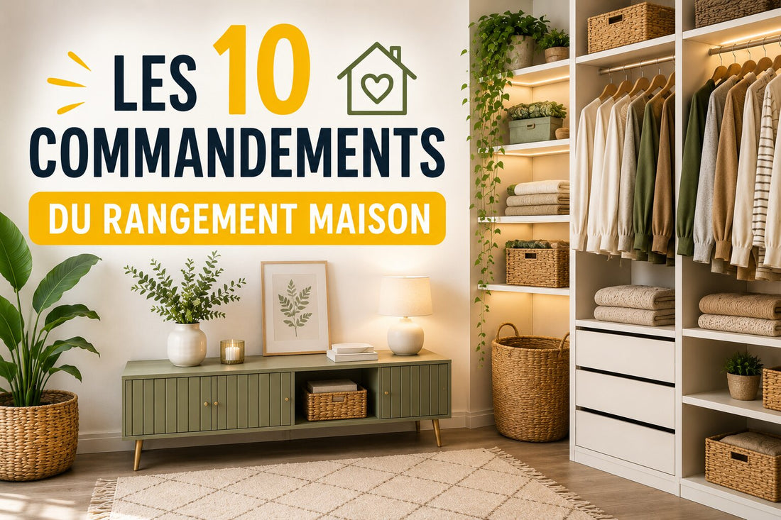 Les 10 Commandements du Rangement Maison