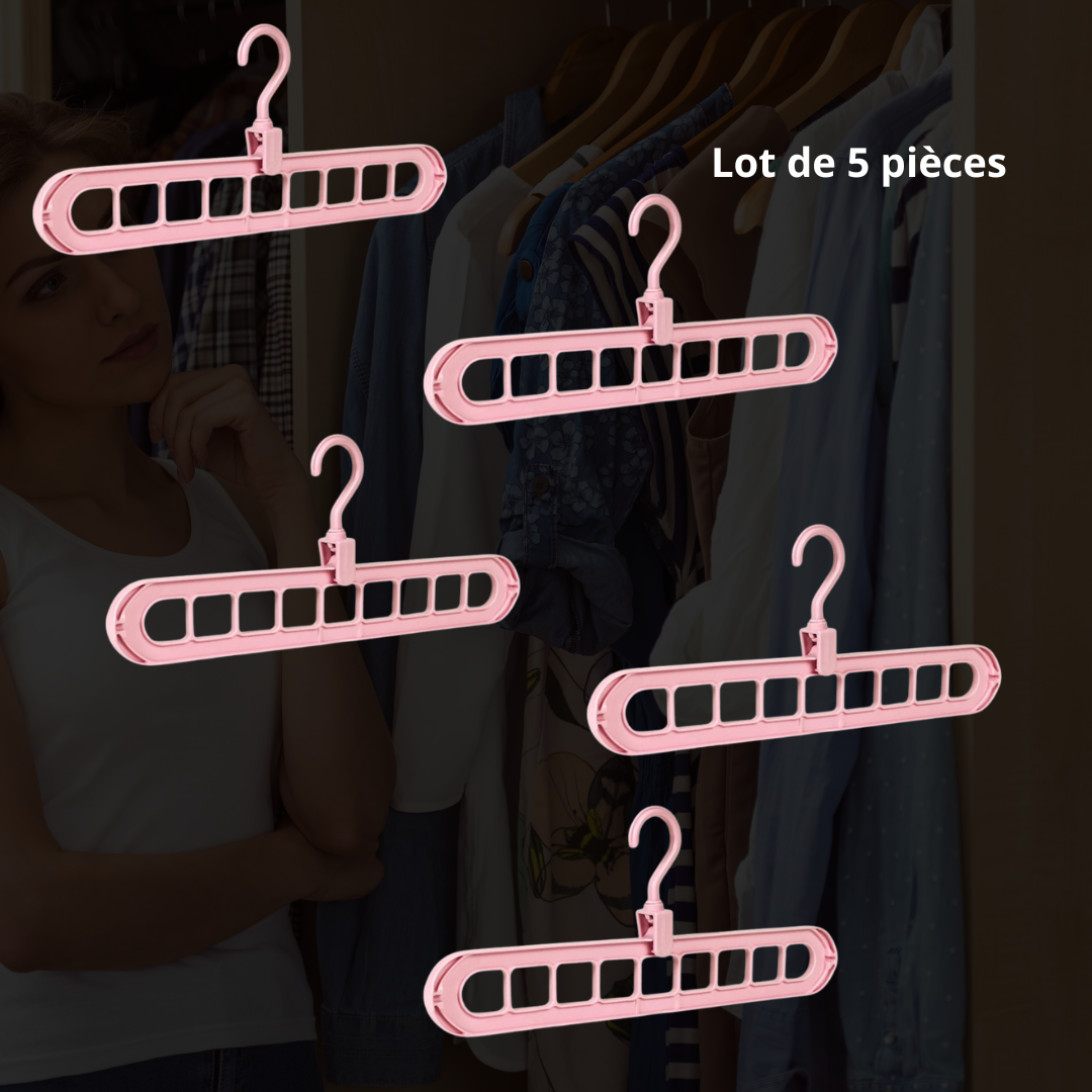 MyHanger+™| Cintre Multi-Ports 9 Places