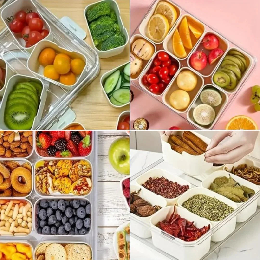 Boite Alimentaire Portable | SéparFrais™ - Rayon de Sérénité