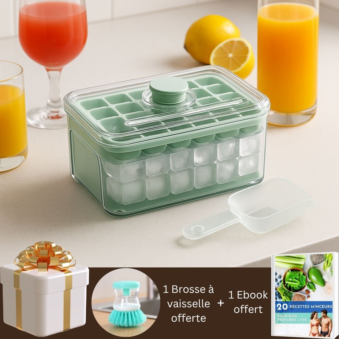 ClicFresh™ | Bac à glaçons ingénieux et innovant