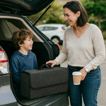 Rangement Coffre Voiture en Feutre - Rayon de Sérénité