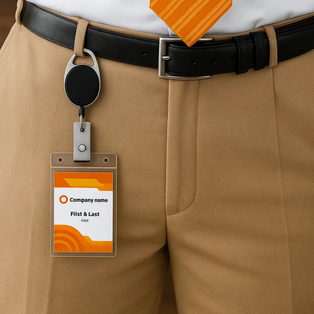 Porte Badge & Clé Rétractable - Rayon de Sérénité