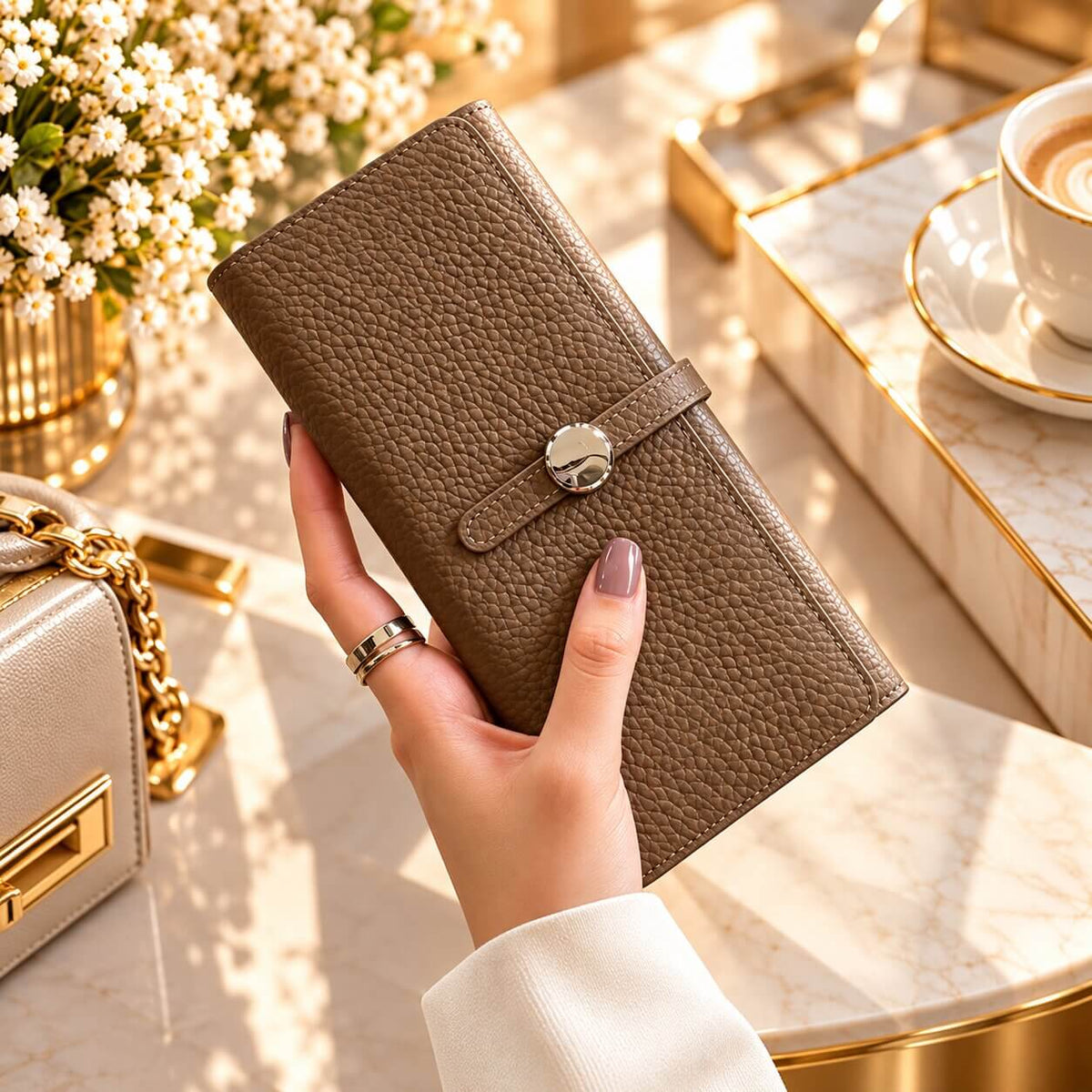Portefeuille Femme en cuir véritable - Celeste™