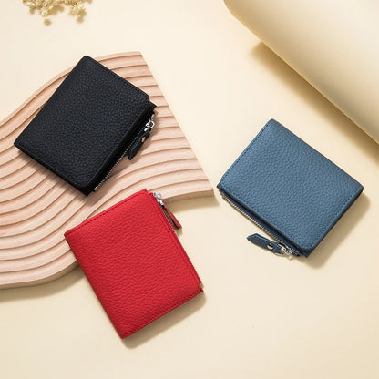Portefeuille Femme  en Cuir Véritable - Élancia™