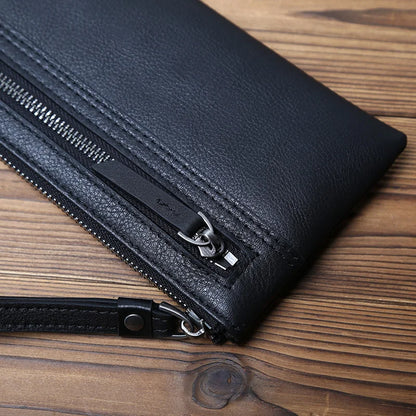 Portefeuille pochette long en cuir véritable - Varen™