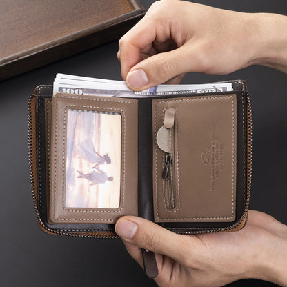 Portefeuille Homme Actif à Fermeture Zippée – Parcours™