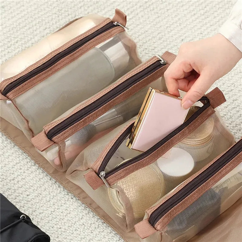 Trousse de maquillage détachable 4 en 1