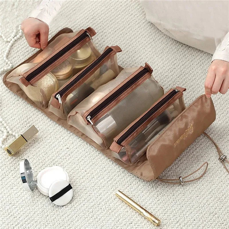 Trousse de maquillage détachable 4 en 1