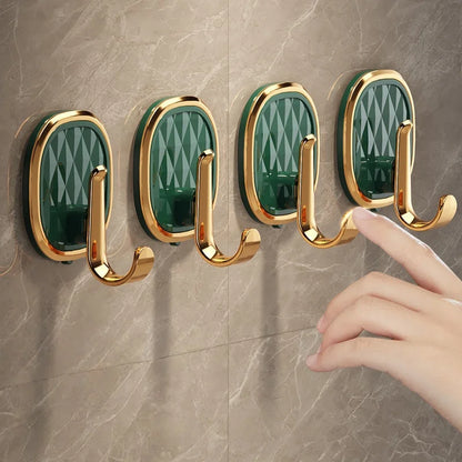 Lot de 4 crochets adhésifs pour salle de bain