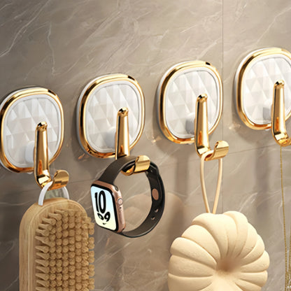 Lot de 4 crochets adhésifs pour salle de bain