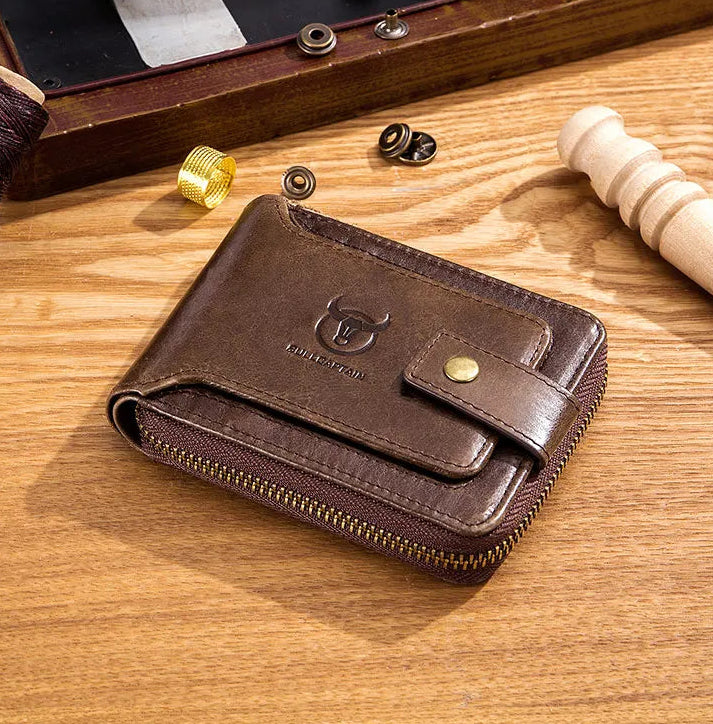 Portefeuille Homme en Cuir Véritable | BullCaptain Vintage