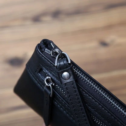 Portefeuille pochette long en cuir véritable - Varen™