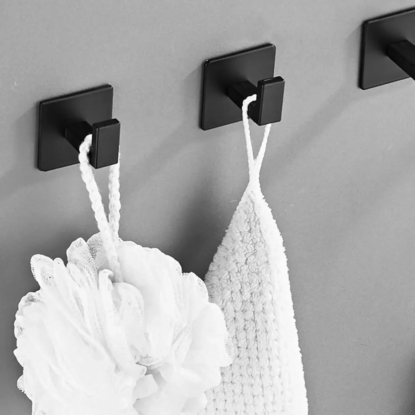 Lot de 6 crochets muraux auto-adhésifs résistants