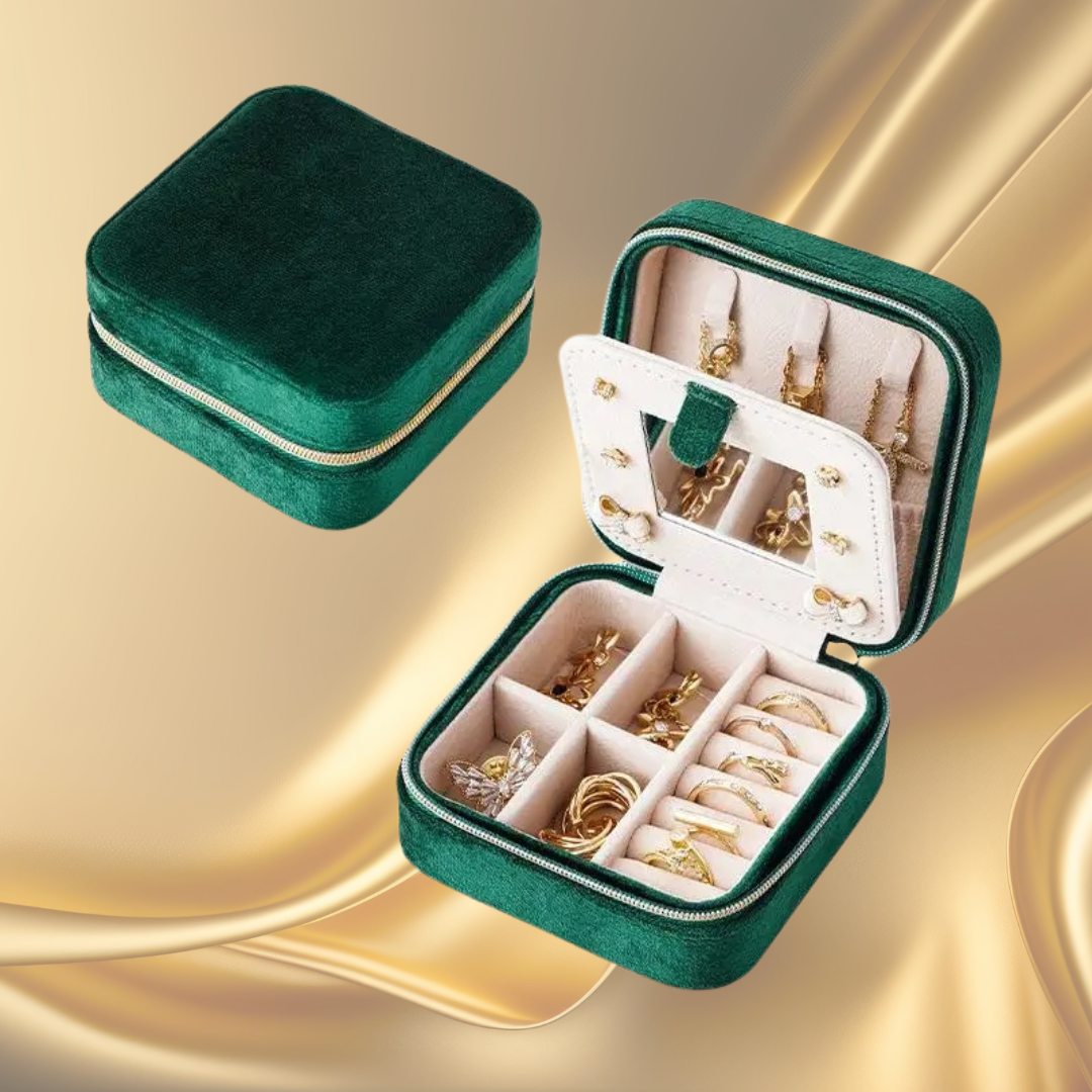 boite-a-bijoux-mini-en-velours-avec-miroir-vert