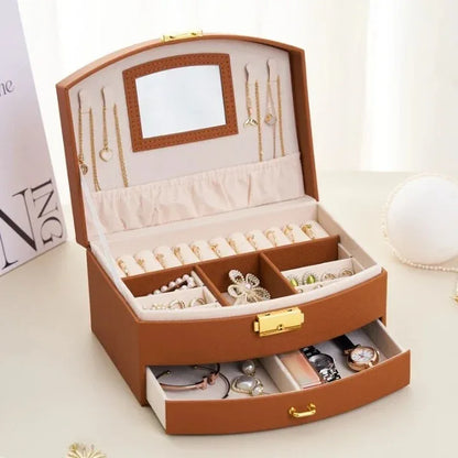 Boîte à Bijoux Semi-circulaire | Luxa™ - Rayon de Sérénité