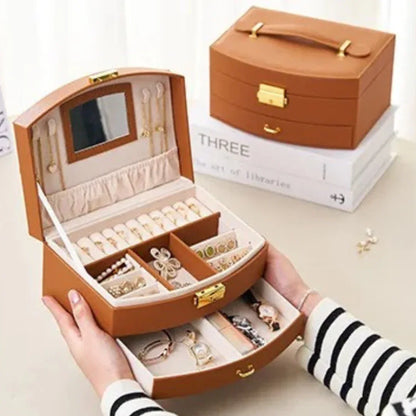 Boîte à Bijoux Semi-circulaire | Luxa™ - Rayon de Sérénité