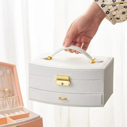 Boîte à Bijoux Semi-circulaire | Luxa™ - Rayon de Sérénité