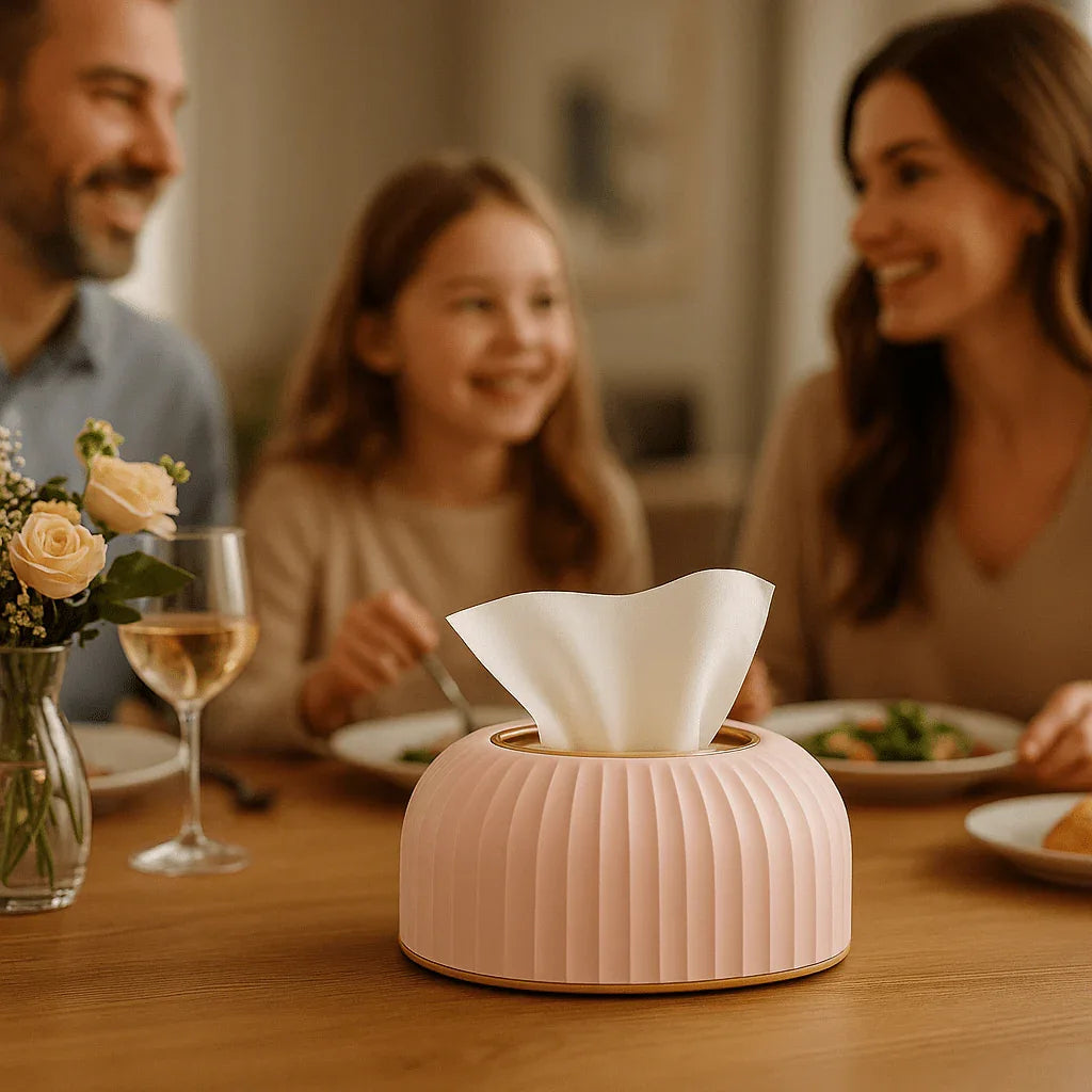 Boite à Mouchoir ScandiLuxe™ - Pour un Déco Sobre et Fonctionnelle - Rayon de Sérénité