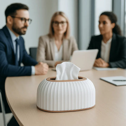 Boite à Mouchoir ScandiLuxe™ - Pour un Déco Sobre et Fonctionnelle - Rayon de Sérénité