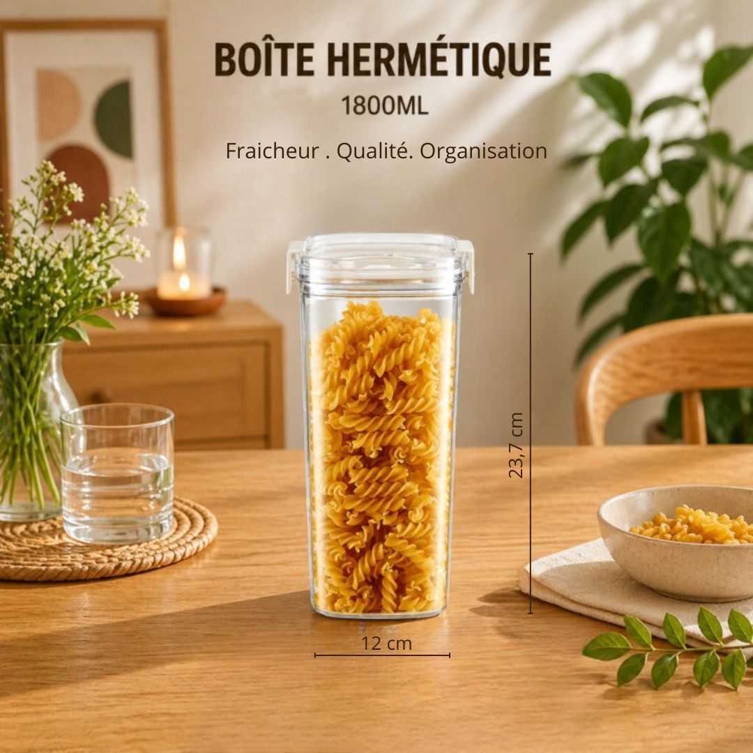 Boite de conservation alimentaire avec 2 machines sous vide - PureVac™