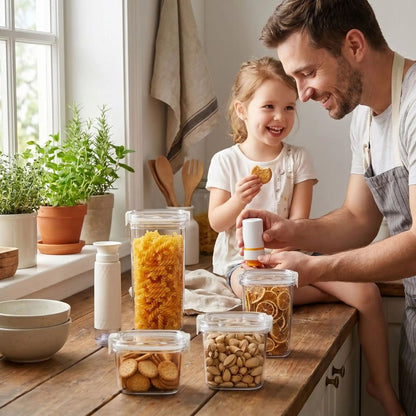 Boite de conservation alimentaire avec 2 machines sous vide - PureVac™