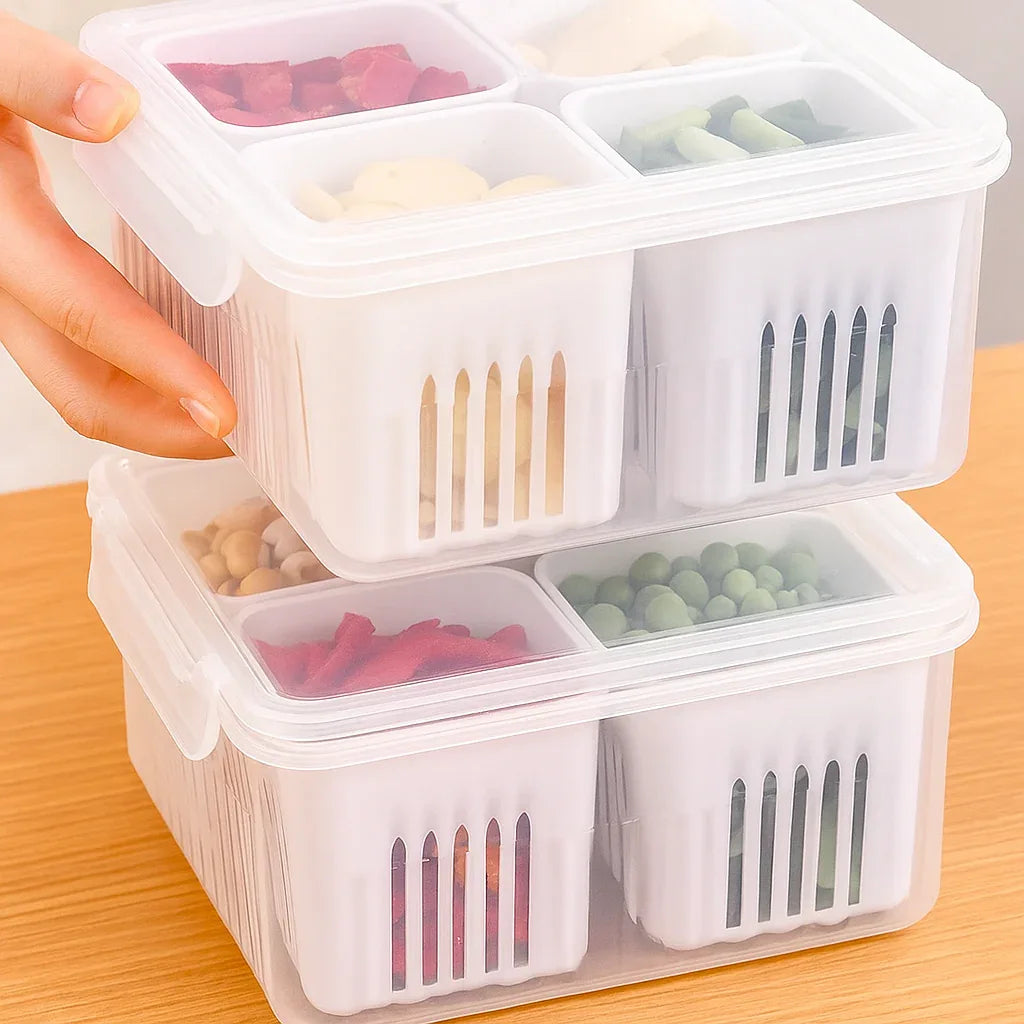 Boite Alimentaire pour Réfrigérateur | FraisPlus™ - Rayon de Sérénité