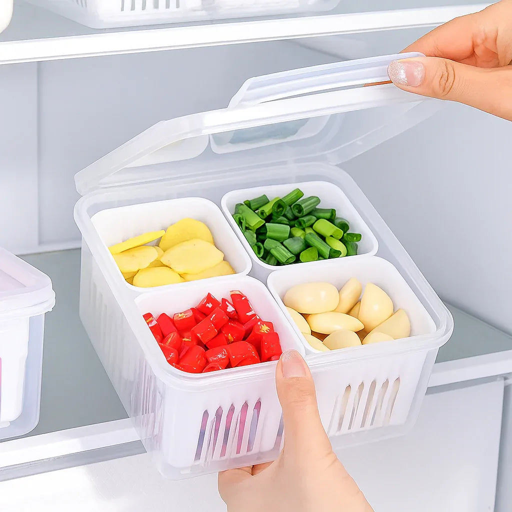 Boite Alimentaire pour Réfrigérateur | FraisPlus™ - Rayon de Sérénité