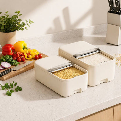 Boite de conservation alimentaire StockDry™ - Protégez Vos Aliments Secs