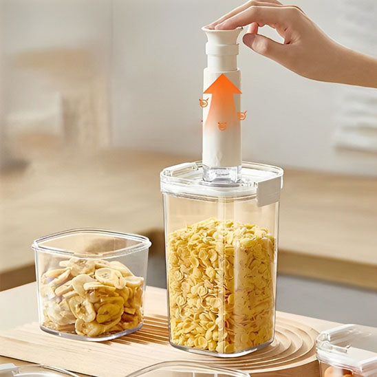 Boite de conservation alimentaire avec 2 machines sous vide - PureVac™