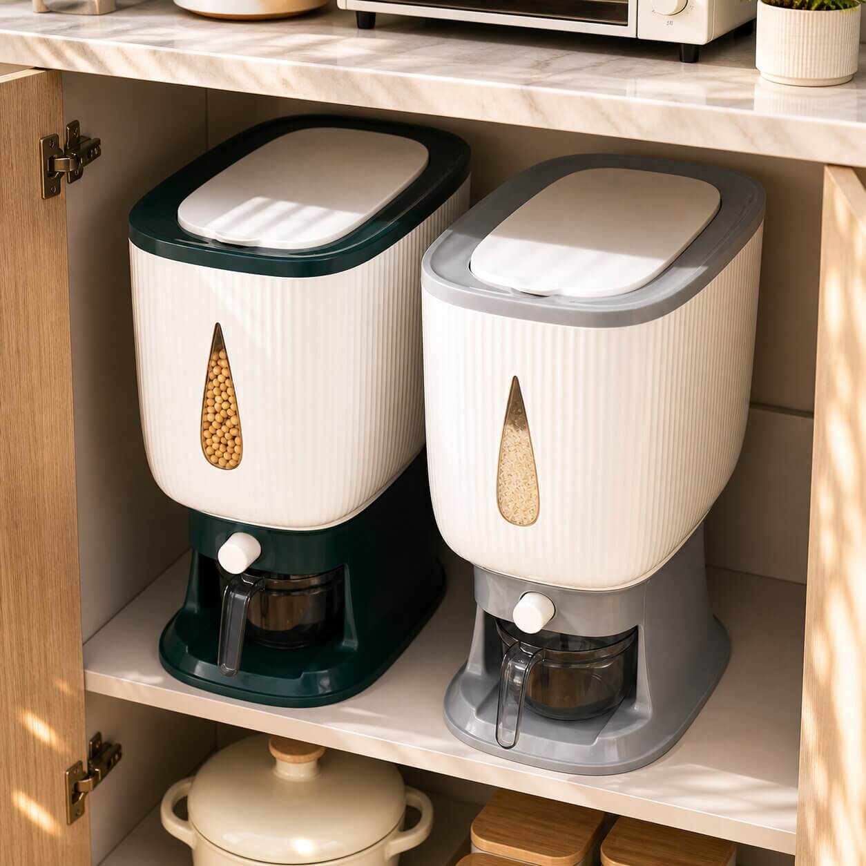 boite de conservation alimentaire pour les aliments secs gain de place