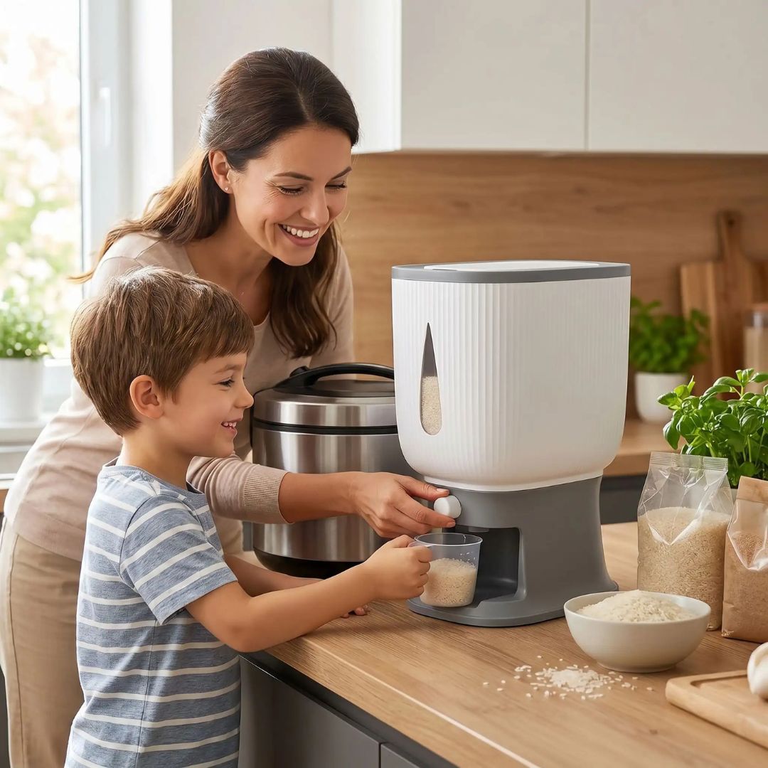 boite de conservation riz efficace et utile
