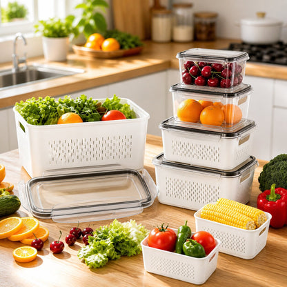 boite  de preparation des repas hermetiques et empilables