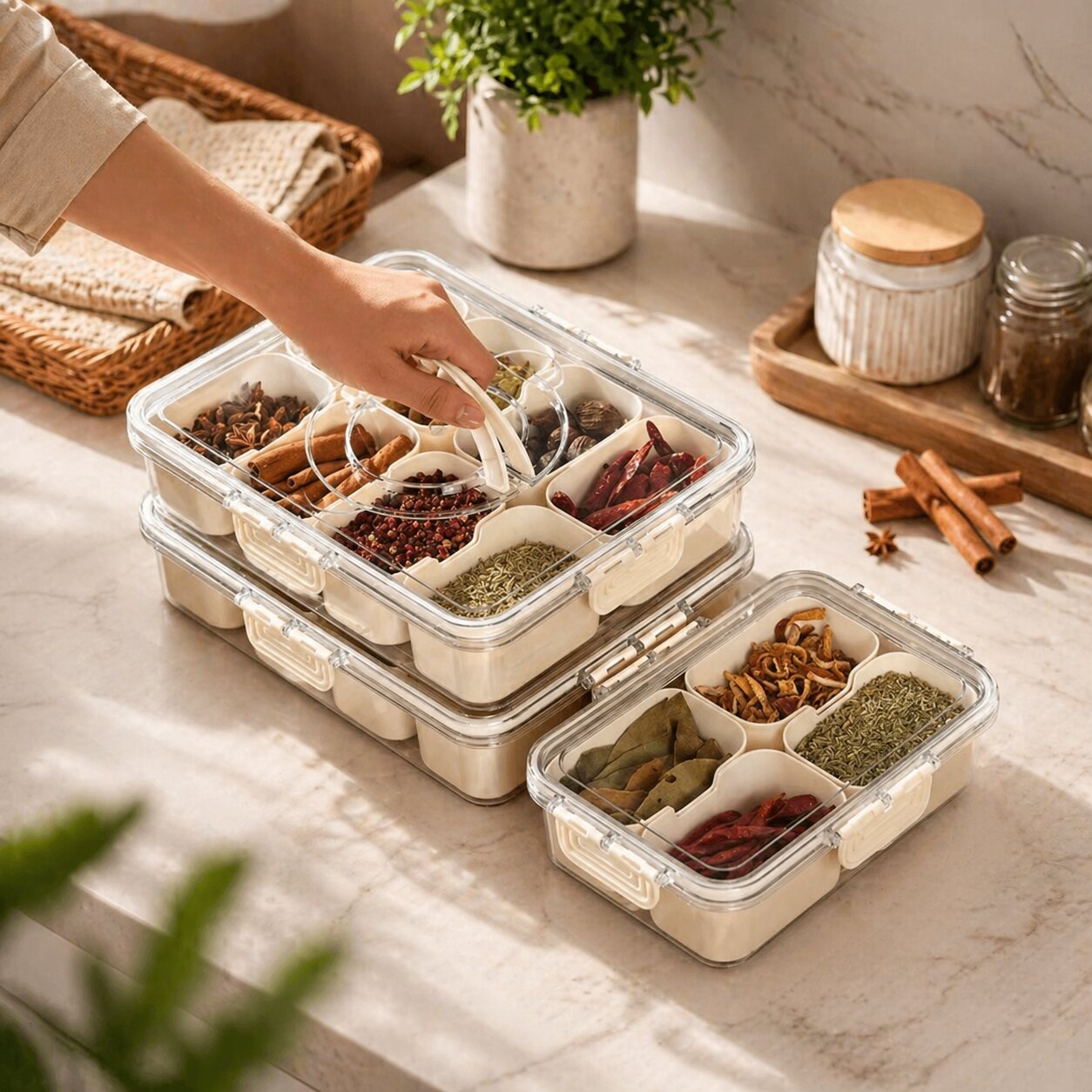 Boite Alimentaire Portable - SéparFrais™