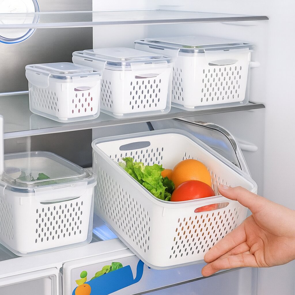 boite de rangement refrigerateur chic