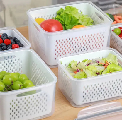 ContFré™ | Boite de Rangement avec Passoire Intégrée - Rayon de Sérénité