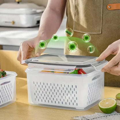 Boite de Rangement avec Passoire anti-virus