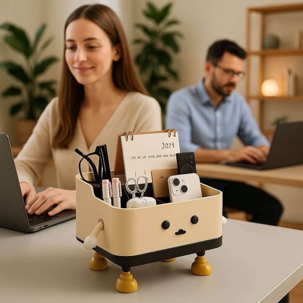 organisateur de bureau ludique séduisant