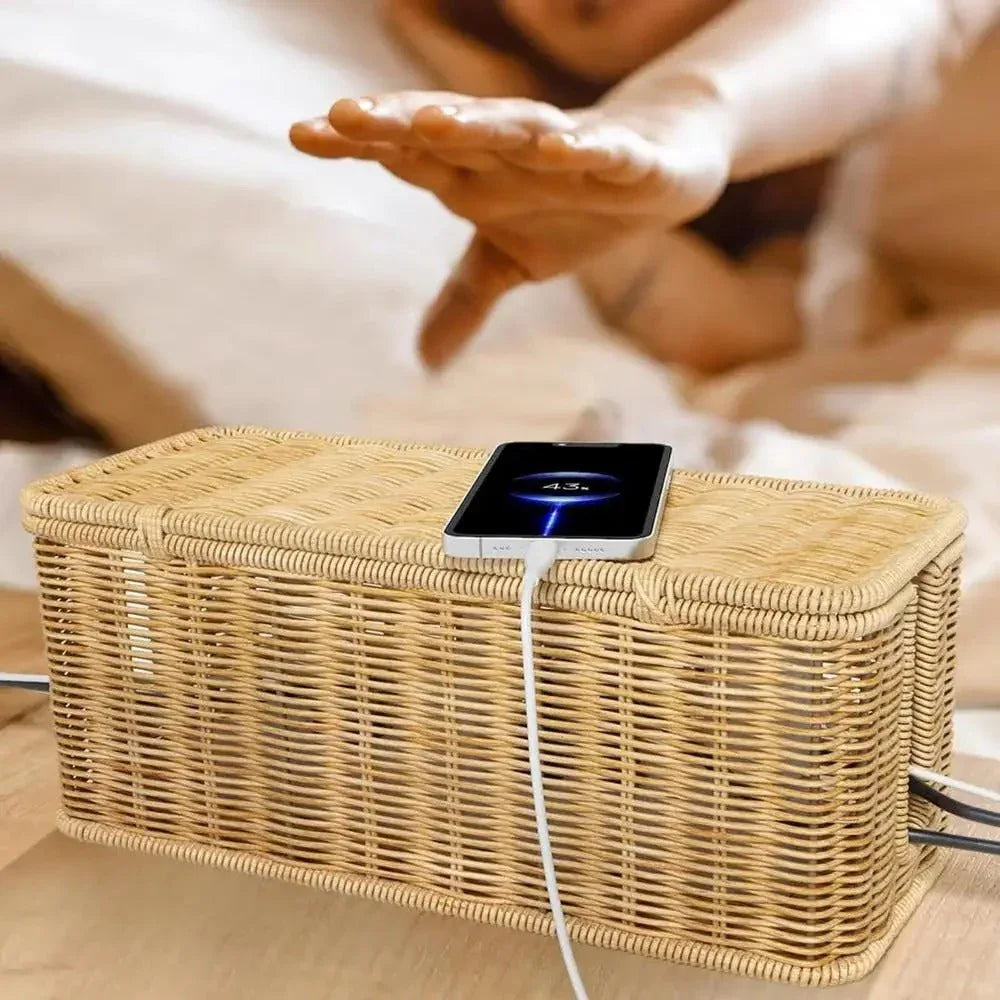 cache-cable-en-rotin-fonctionnel