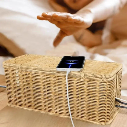 cache-cable-en-rotin-fonctionnel